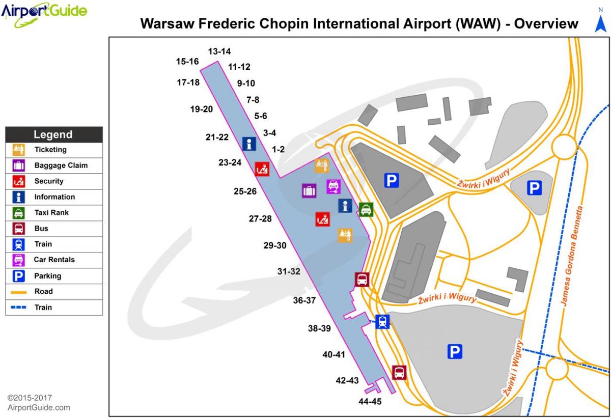 Varşova waw havaalanı Haritayı göster