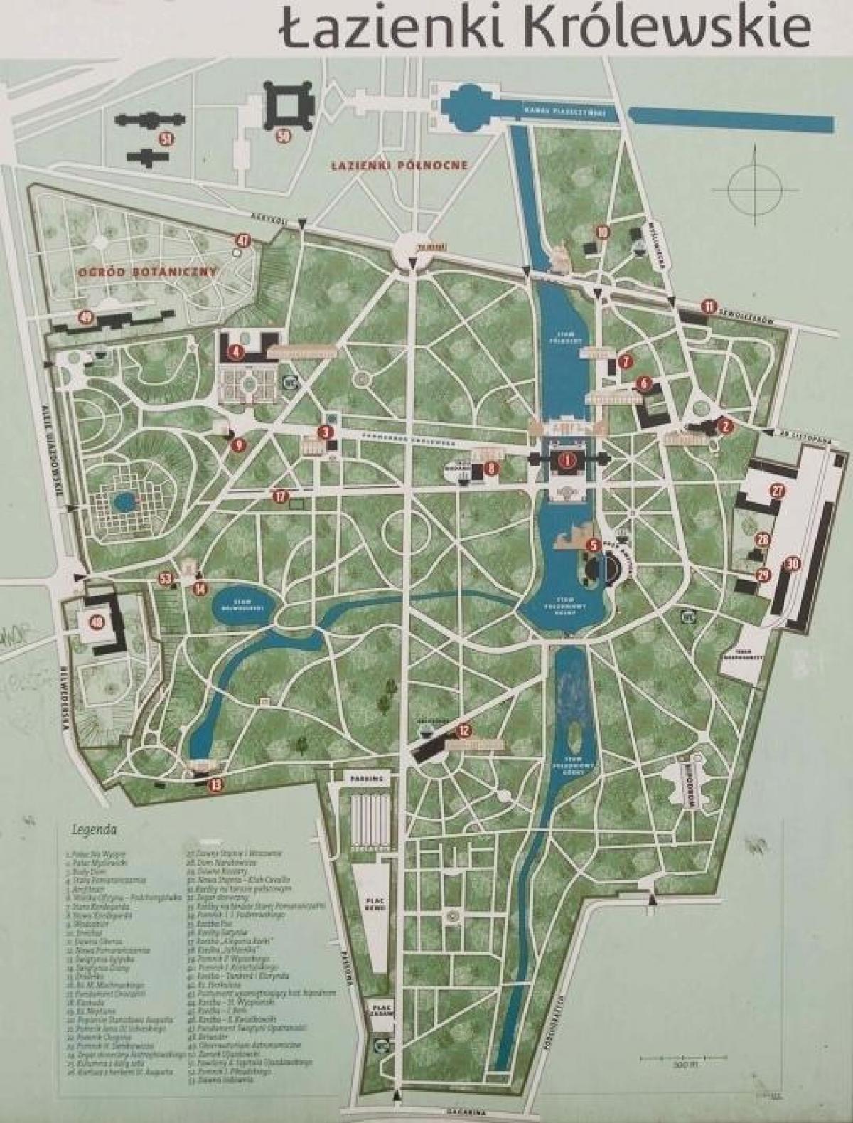 320 park, Varşova haritası