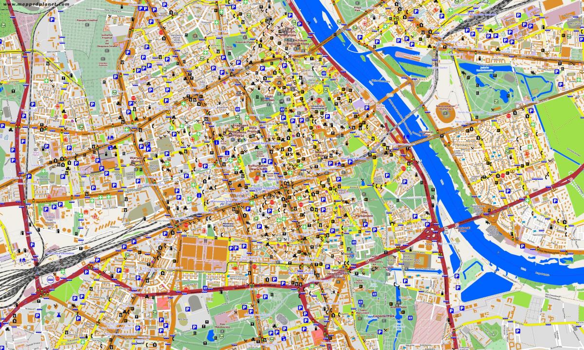 Varşova harita çevrimdışı 