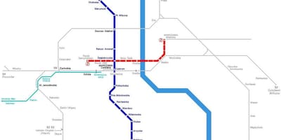 Harita metro Varşova